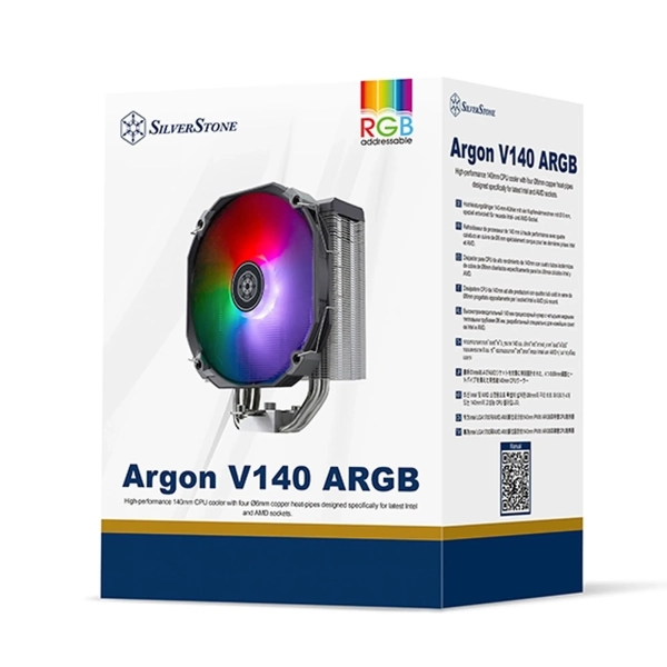 Купити Процесорний кулер SilverStone Argon V140 ARGB (SST-ARV140-ARGB) - фото 16