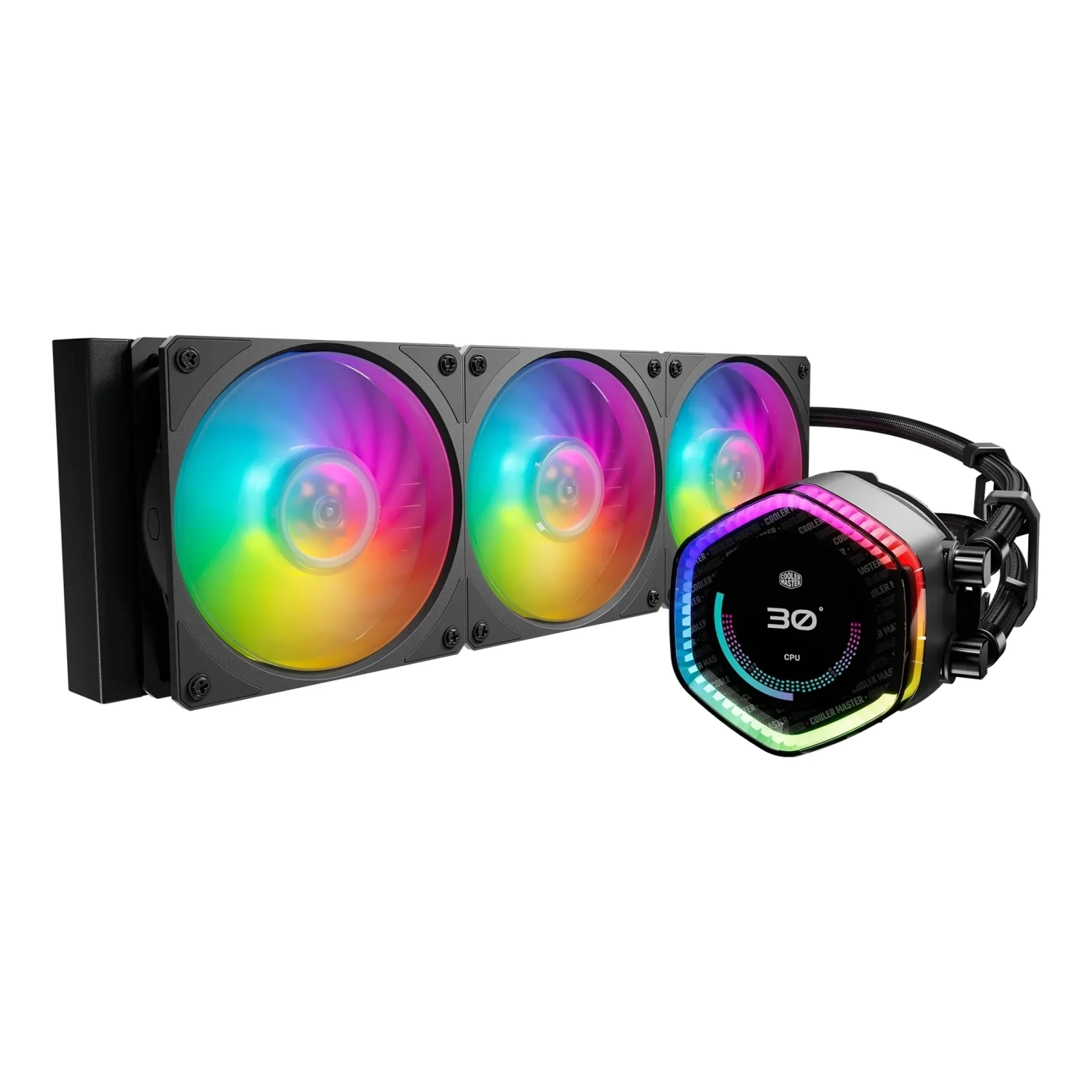 Купити Система водяного охолодження Cooler Master MasterLiquid 360 ION Black (MLY-D36M-A24PZ-R1) - фото 1