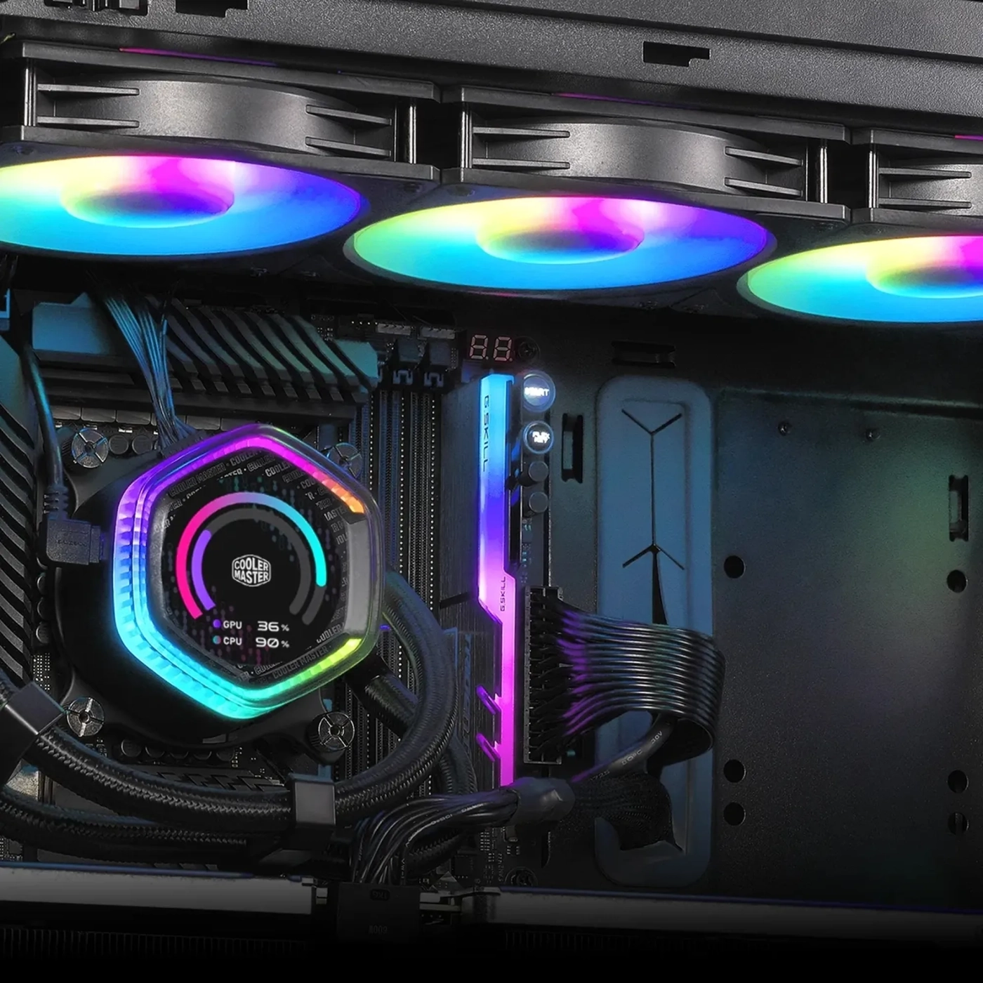 Купити Система водяного охолодження Cooler Master MasterLiquid 360 ION Black (MLY-D36M-A24PZ-R1) - фото 7