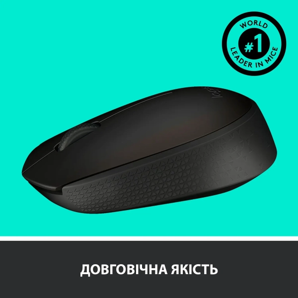 Купити Миша Logitech M170 Wireless Black/Gray - фото 5
