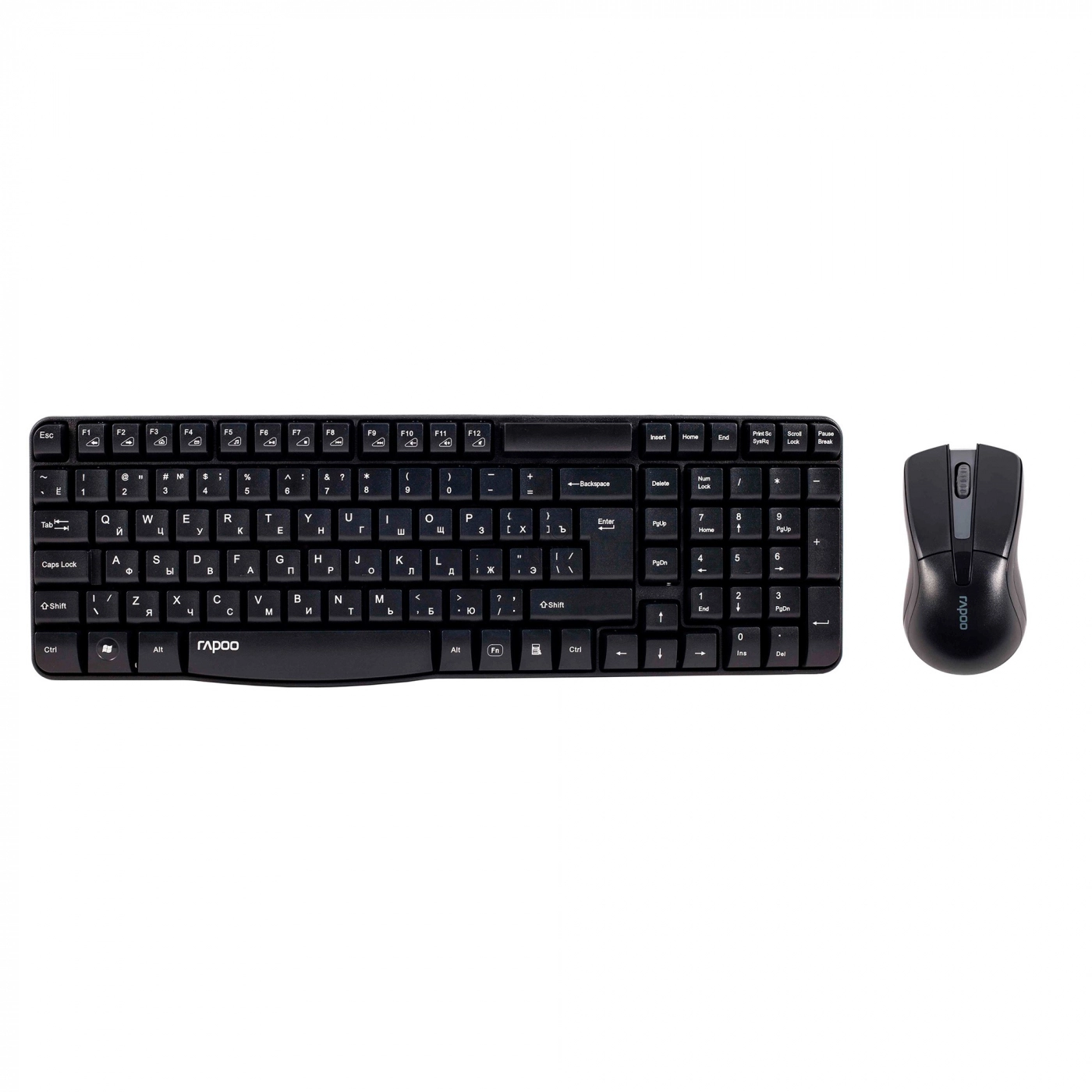 Купить Комплект клавиатура+мышь RAPOO X1800 Black Wireless - фото 1