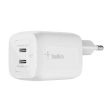 Купити Зарядний пристрій Belkin 65W 2хUSB-С GAN PD PPS + кабель USB-С to USB-C 2m White (WCH013VF2MWH-B6) - фото 2