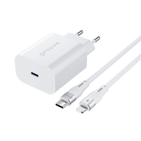 Купить Зарядное устройство Proove Rapid 20W (Type-C) + кабель Type-C to Lightning (WCRP20012102) - фото 1