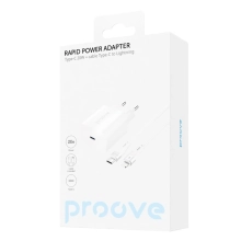 Купить Зарядное устройство Proove Rapid 20W (Type-C) + кабель Type-C to Lightning (WCRP20012102) - фото 2