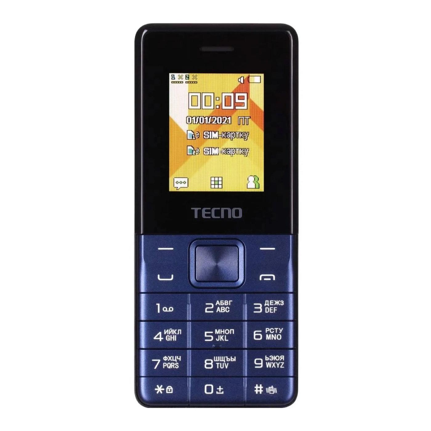Купити Мобільний телефон TECNO T301 2SIM Deep Blue (4895180778681) - фото 1