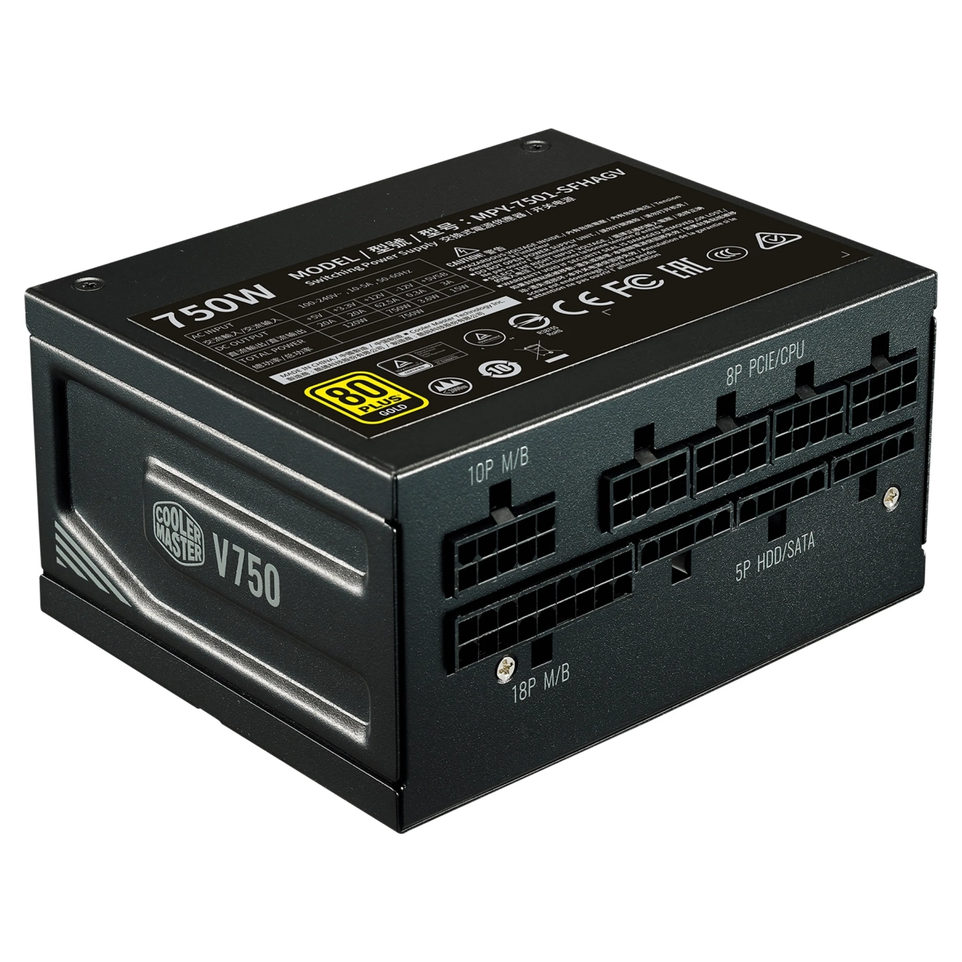Купити Блок живлення Cooler Master V750 SFX GOLD (MPY-7501-SFHAGV-UK) - фото 3