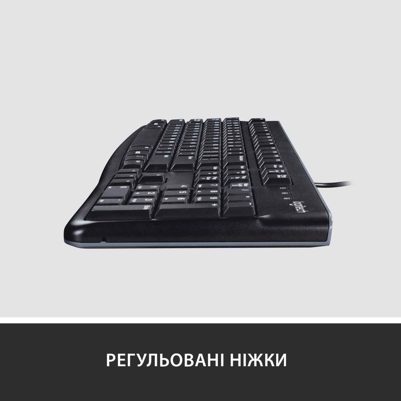 Купить Клавиатура Logitech K120 USB OEM Ukr - фото 3