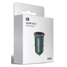 Купити Автомобільний зарядний пристрій ArmorStandart 2xUSB QC3.0 Grey (ARM65438) - фото 2