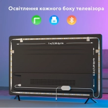 Купити Набір адаптивного підсвічування Govee H6179 TV LED Backlight RGB (H61790A1) - фото 8