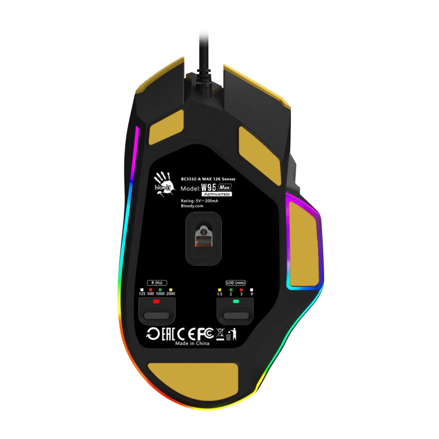 Купить Мышь A4Tech W95 Max (Sports Lime) - фото 8