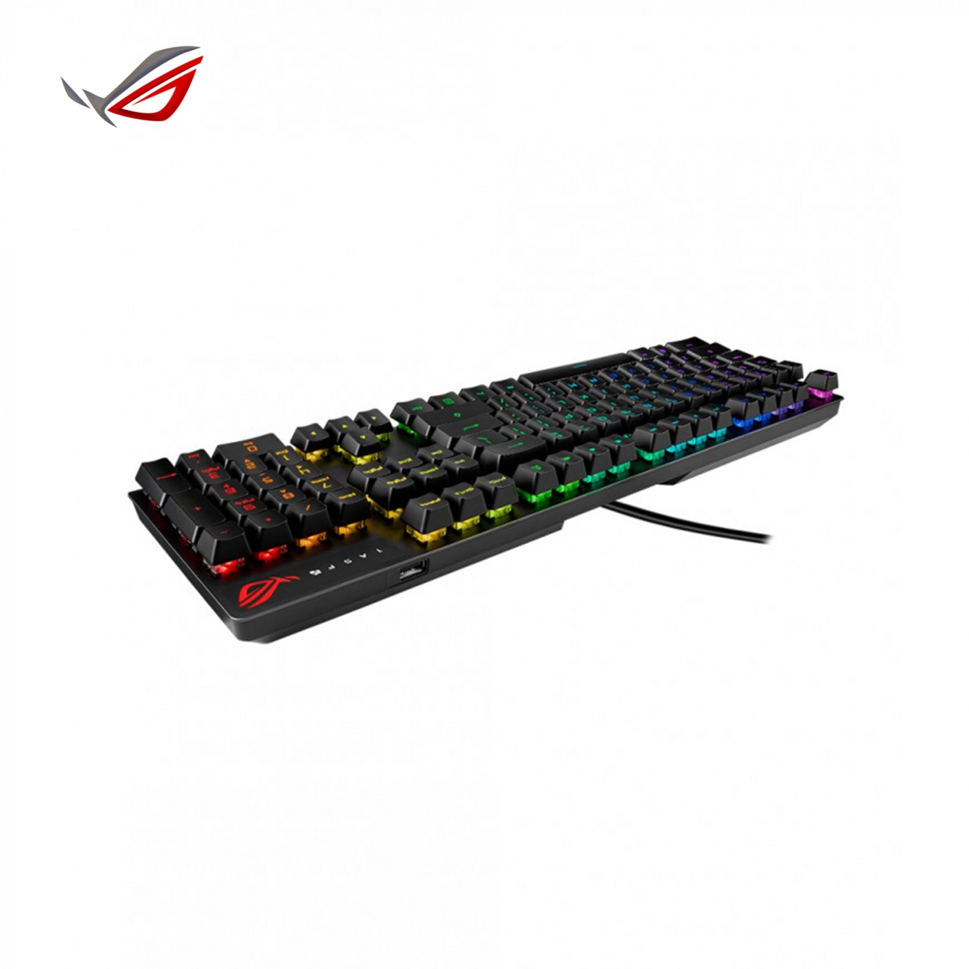 Купити Клавіатура ASUS ROG Strix Scope RX Red Ru USB RGB Black - фото 4