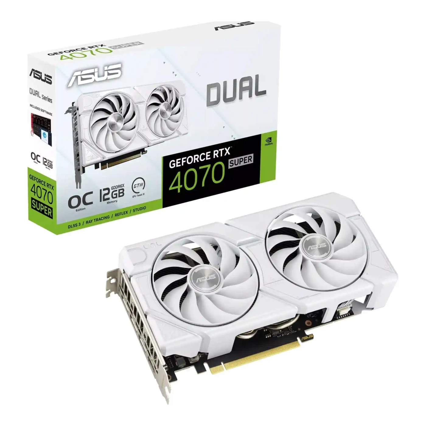 Купить Видеокарта ASUS Nvidia GeForce RTX4070 SUPER DUAL EVO OC White 12GB GDDR6X (DUAL-RTX4070S-O12G-EVO-WHITE) - фото 11