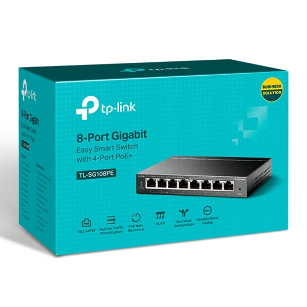 Купити Комутатор TP-LINK TL-SG108PE - фото 4