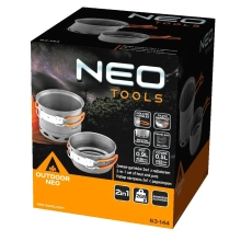 Купить Набор туристической посуды Neo Tools 2-in-1 Set of Heat Sink Pots (63-144) - фото 12