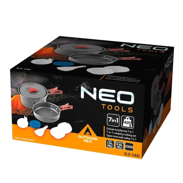 Купить Набор туристической посуды Neo Tools 7-in-1 Travel Utensils (63-146) - фото 5