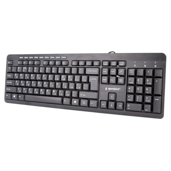 Купити Клавіатура Gembird KB-UM-106-RU USB Black (KB-UM-106-RU) - фото 2
