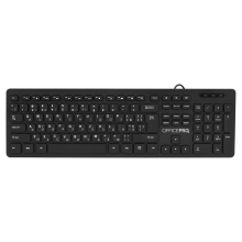 Купити Клавіатура OfficePro SK276 USB Black (SK276) - фото 1