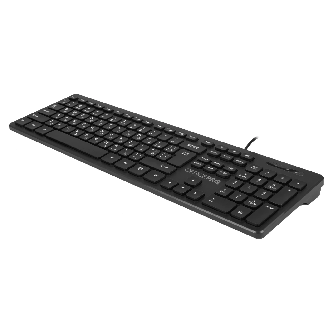 Купити Клавіатура OfficePro SK276 USB Black (SK276) - фото 2