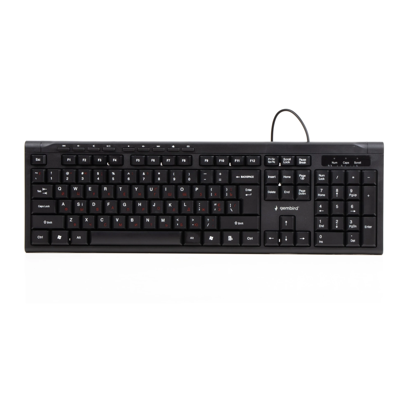 Купити Комплект клавіатури та миші Gembird KBS-UM-03-UA USB - фото 4