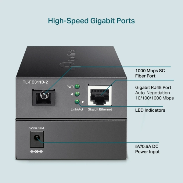 Купити Медіаконвертор TP-LINK TL-FC311B-2 - фото 5