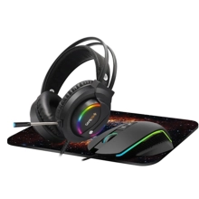 Купити Комплект ігровий GamePro GS890 Combo 3 в 1 миша + ігрова поверхня + гарнітура (GS890) - фото 1