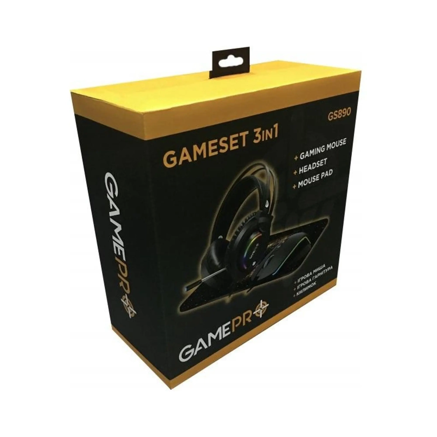 Купити Комплект ігровий GamePro GS890 Combo 3 в 1 миша + ігрова поверхня + гарнітура (GS890) - фото 5