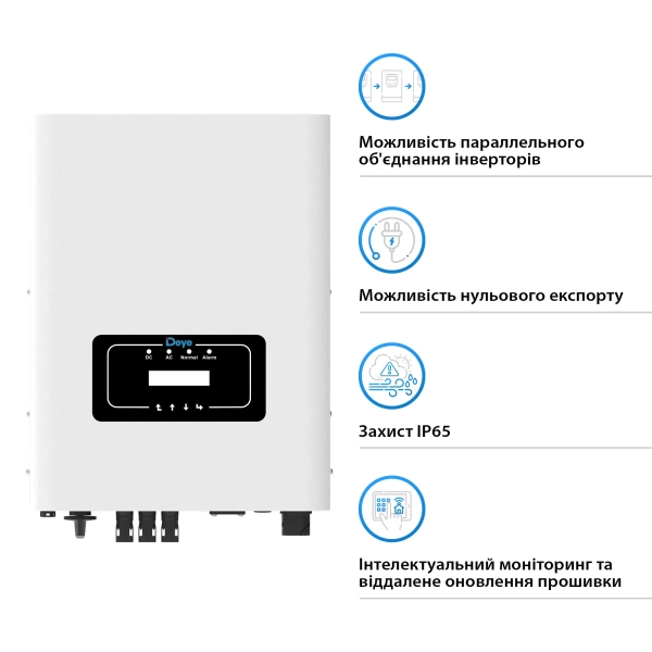 Купить Сетевой инвертор DEYE SUN-15K-G05 15KW 2 MPPT Wi-Fi 220/380V Трехфазный - фото 3