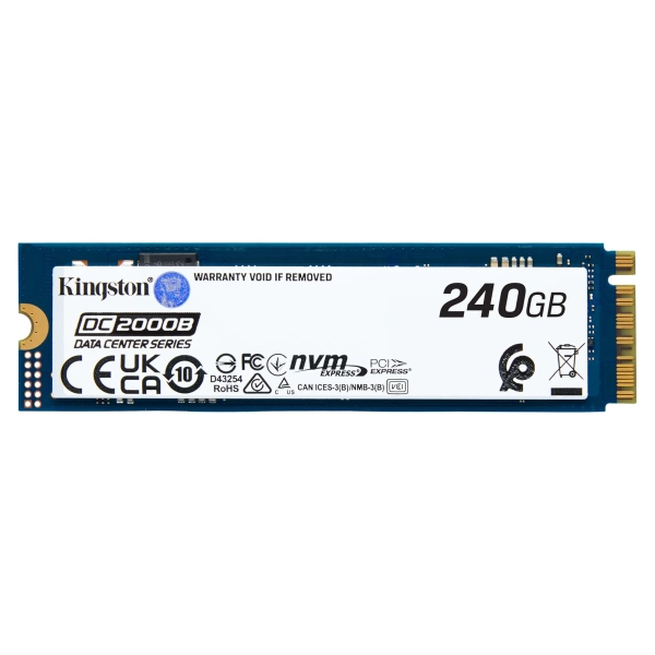 Купити SSD диск Kingston DC2000B 240GB M.2 PCIe 4.0 NVMe (SEDC2000BM8/240G) - фото 1