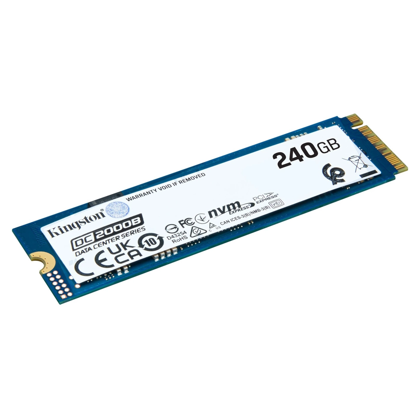 Купити SSD диск Kingston DC2000B 240GB M.2 PCIe 4.0 NVMe (SEDC2000BM8/240G) - фото 2