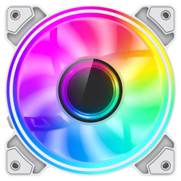 Купити Вентилятор Gamemax Dual Ring Infinity WH - фото 1