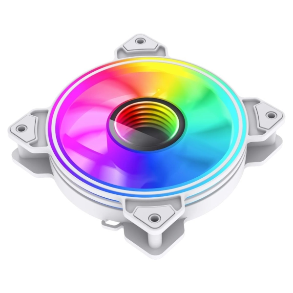 Купити Вентилятор Gamemax Dual Ring Infinity WH - фото 2