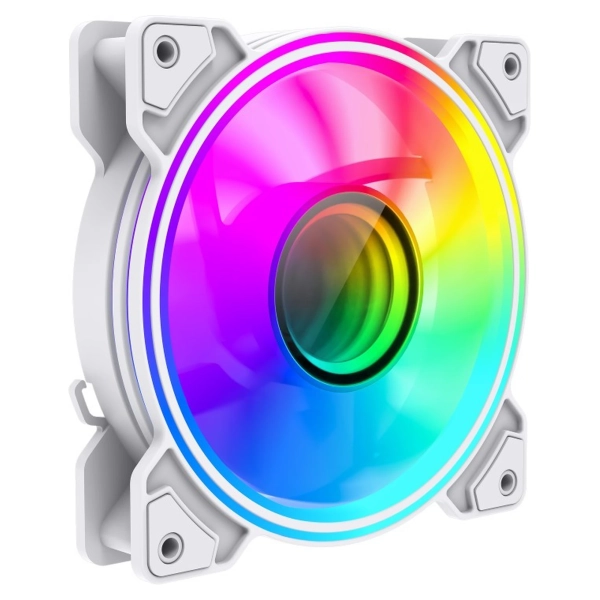 Купити Вентилятор Gamemax Dual Ring Infinity WH - фото 3