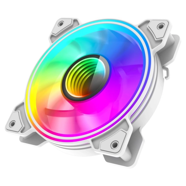 Купити Вентилятор Gamemax Dual Ring Infinity WH - фото 5