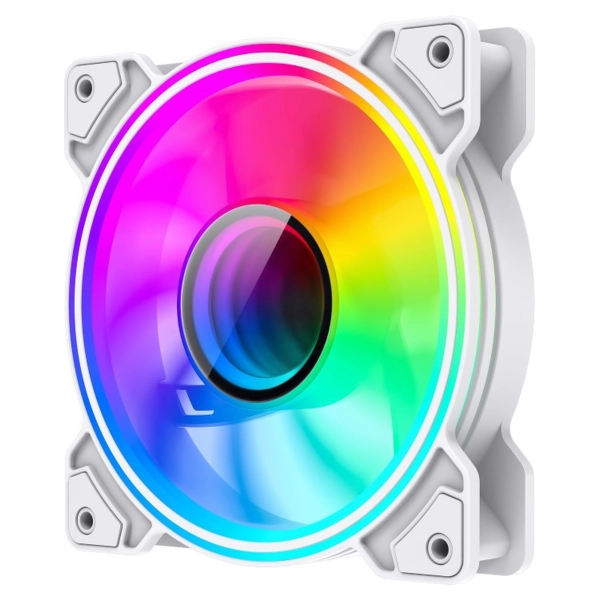 Купити Вентилятор Gamemax Dual Ring Infinity WH - фото 6