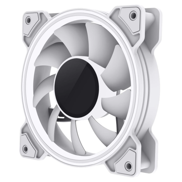 Купити Вентилятор Gamemax Dual Ring Infinity WH - фото 7