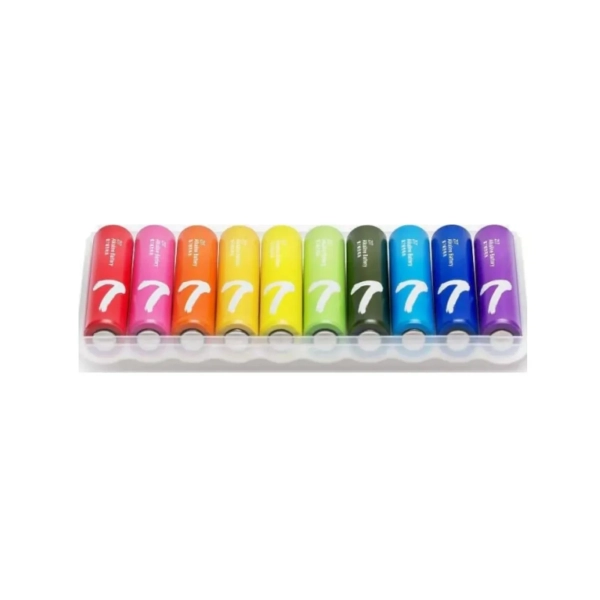 Купити Батарейки Xiaomi Alkaline Battery ZMI Rainbow ZI7 LR03 (AAA) (10шт) (NQD4001RT) - фото 1