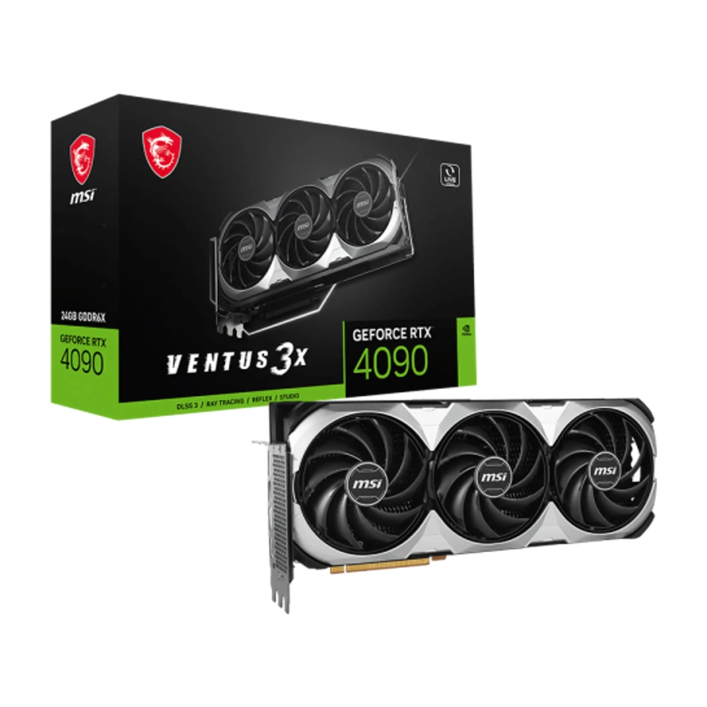 Купить Видеокарта MSI Nvidia GeForce RTX 4090 VENTUS 3X E 24G - фото 5