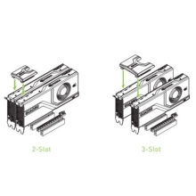 Купить Переходник PNY 2-Way 3-Slot Quadro NVLink для RTXA6000, A100 NVIDIA Ampere NVlink 3-Slot (NVLAMP-3SLOT-PB) - фото 3