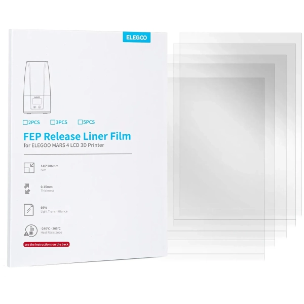 Купить FEP пленка для Elegoo Mars 4/Ultra, 5pcs (50.102.0092) - фото 1