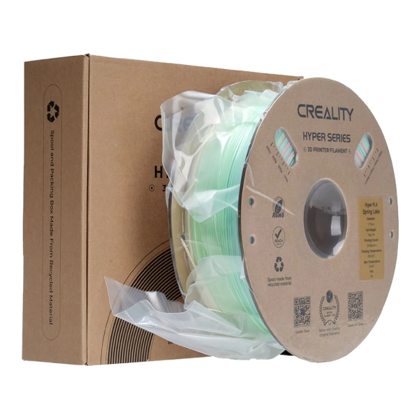 Купить Hyper PLA Filament (пластик) для 3D принтера CREALITY 1кг, 1.75мм, радужный, весеннее озеро (3301010424) - фото 3