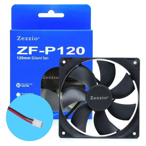 Купити Вентилятор Zezzio ZF-P120 2pin - фото 5
