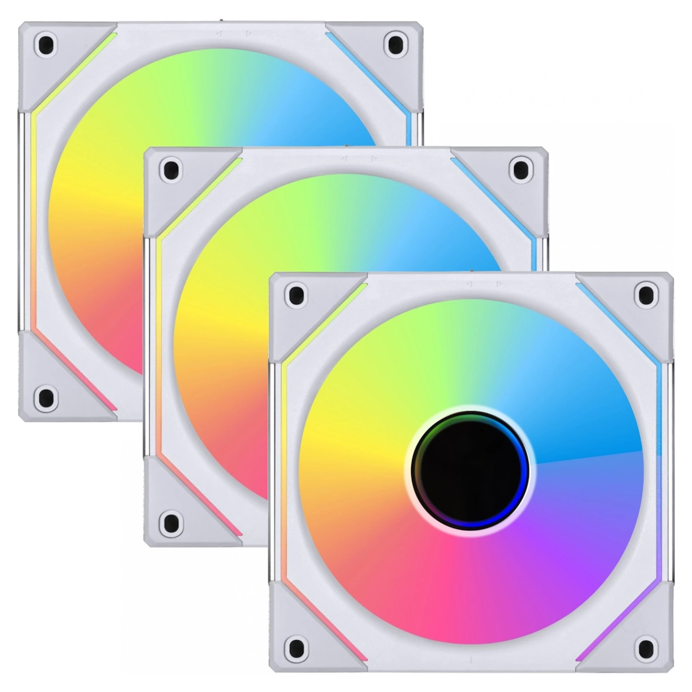 Купить Вентилятор Lian Li Uni Fan SL-Infinity 120-1 Triple White (G99.12SLIN3W.00) - фото 1