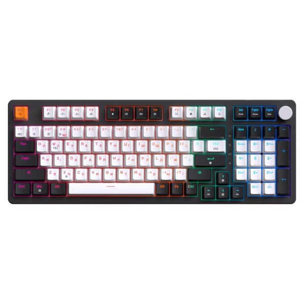 Купить Клавиатура GamePro MK170B Hot-Swap Red Switch RGB Black - фото 1