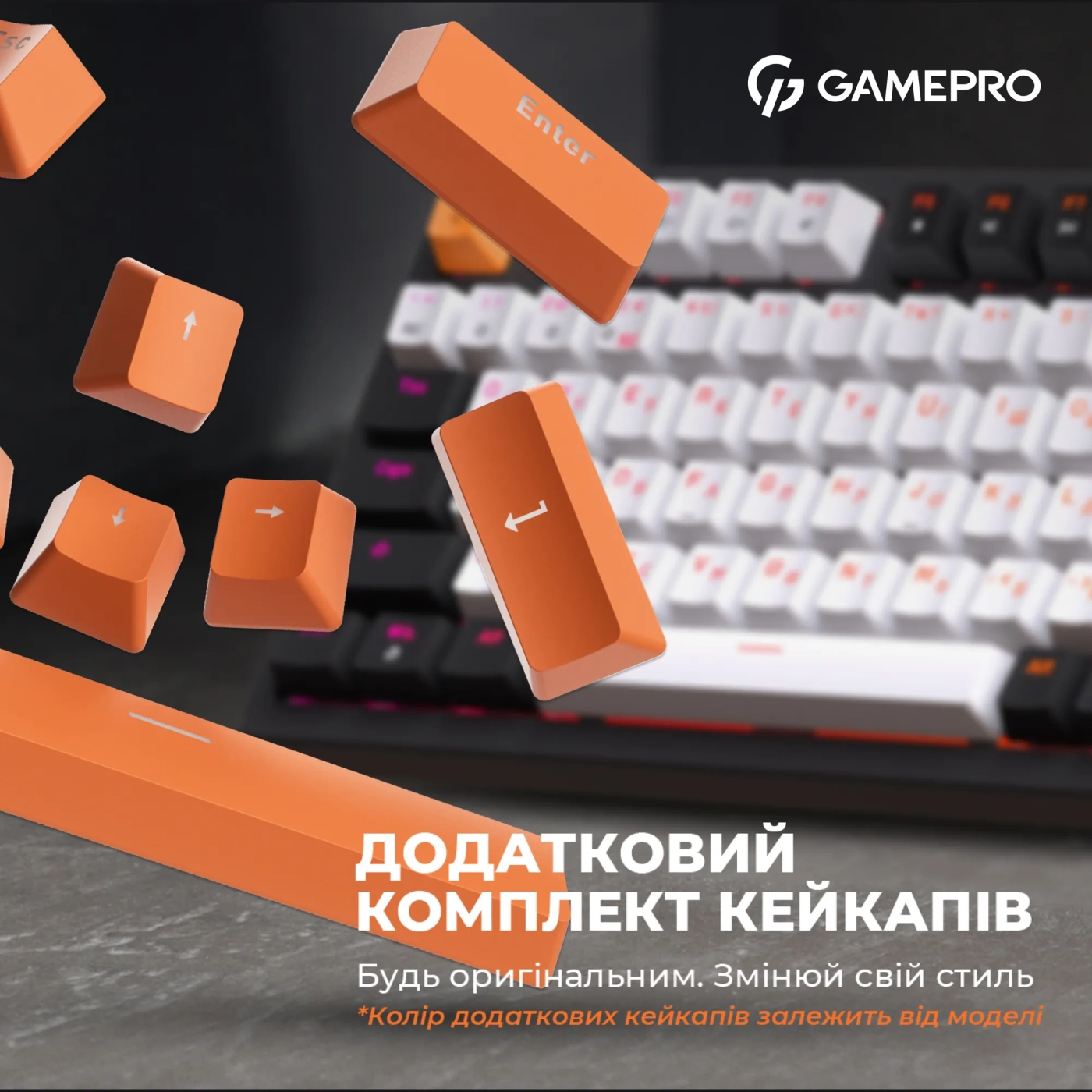 Купить Клавиатура GamePro MK170B Hot-Swap Red Switch RGB Black - фото 14