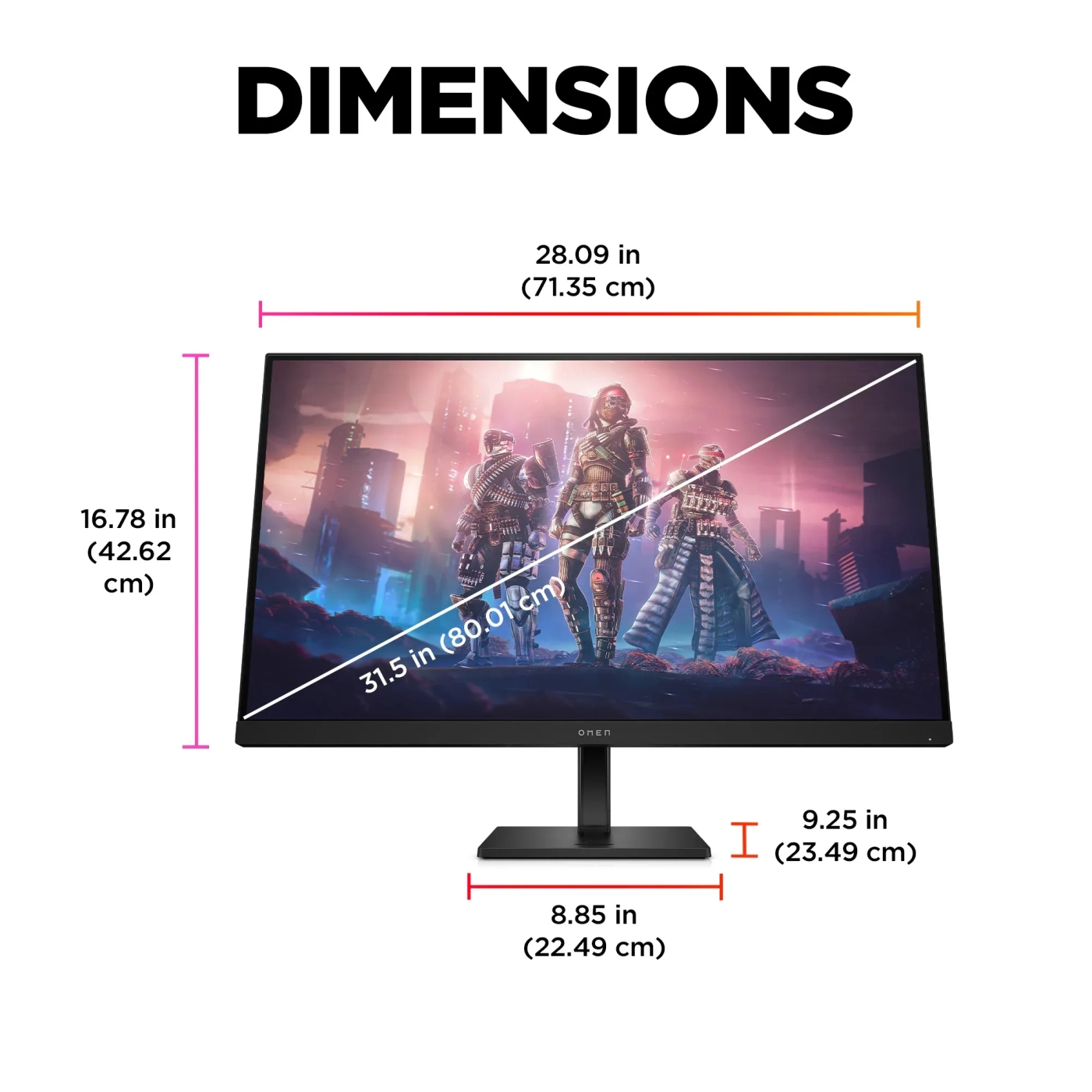 Купити Монітор 31.5" HP OMEN 32q (780K0E9) - фото 13