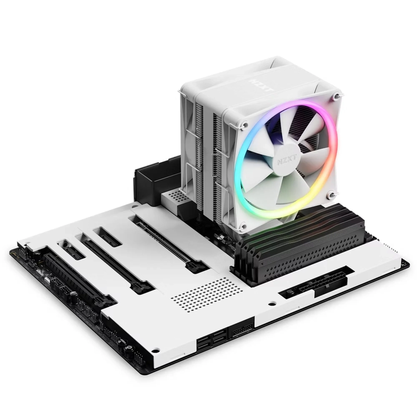 Купити Процесорный кулер NZXT T120 RGB White (RC-TR120-W1) - фото 6