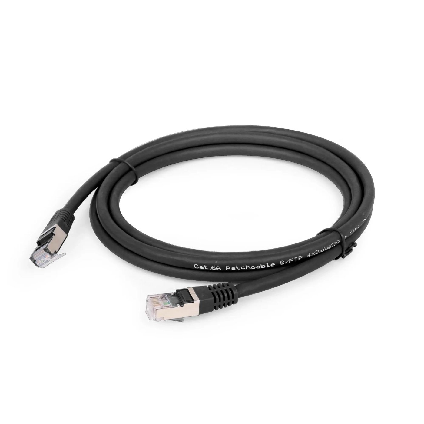Купити Патч-корд Cablexpert PP6A-LSZHCU-BK-2M SSTP Cat6a 2m Черный - фото 3