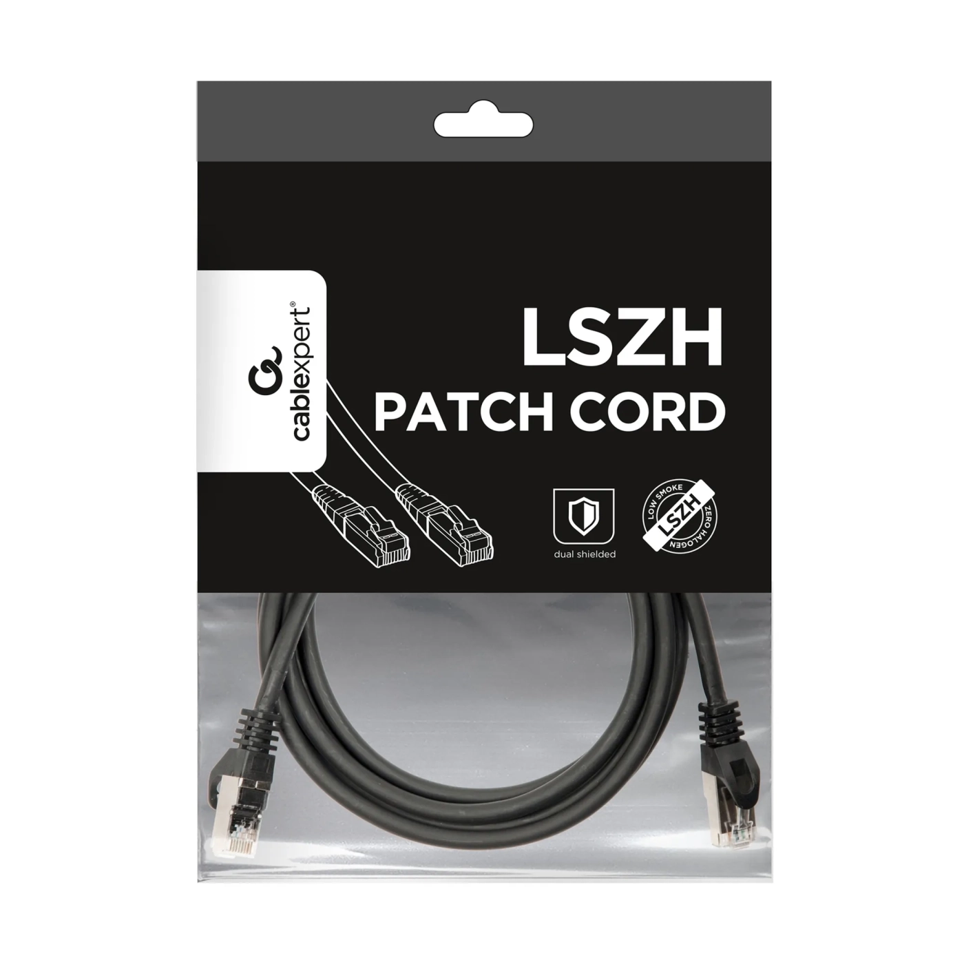 Купити Патч-корд Cablexpert PP6A-LSZHCU-BK-2M SSTP Cat6a 2m Черный - фото 5