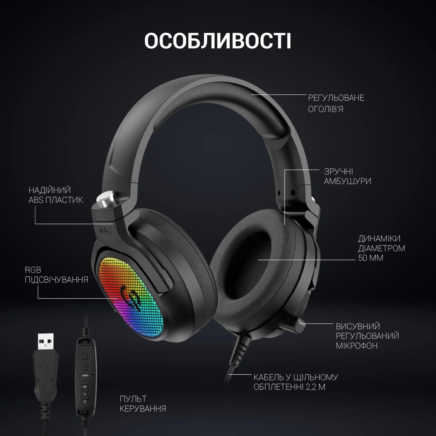 Купити Навушники GamePro HS1300 - фото 7