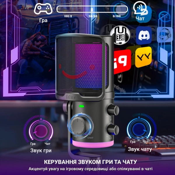 Купити Мікрофон Fifine TAM6 Black - фото 8